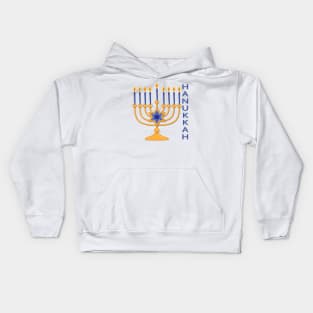 Happy Hanukkah - Menorah Kids Hoodie